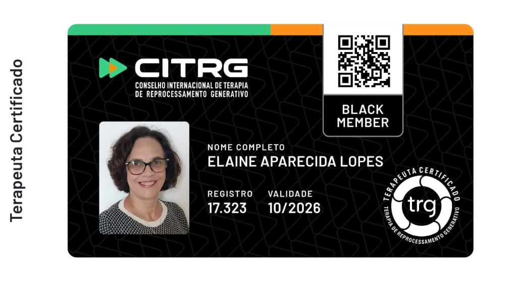 Carteira CITRG Black Member - Elaine Lopes